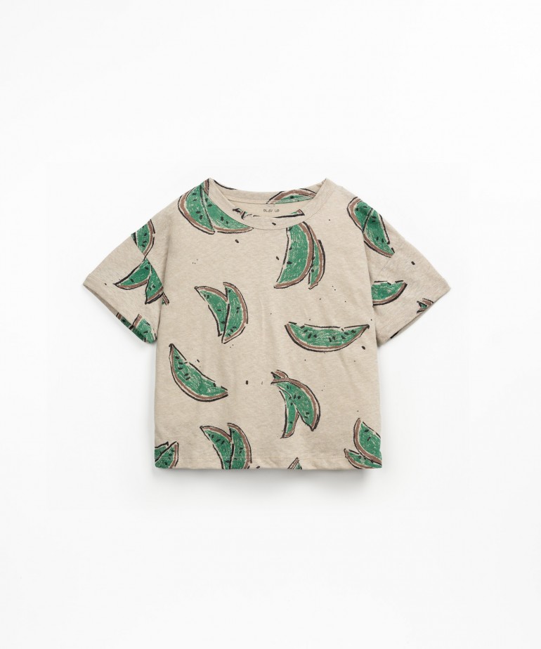 T-shirt avec imprim pastque