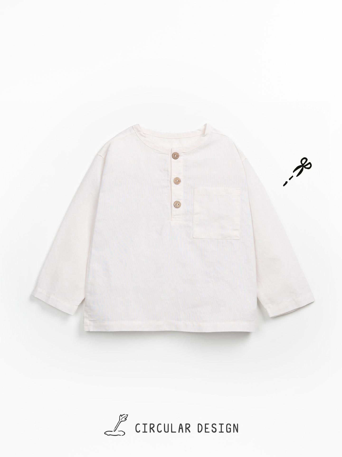 Camisa con apertura frontal