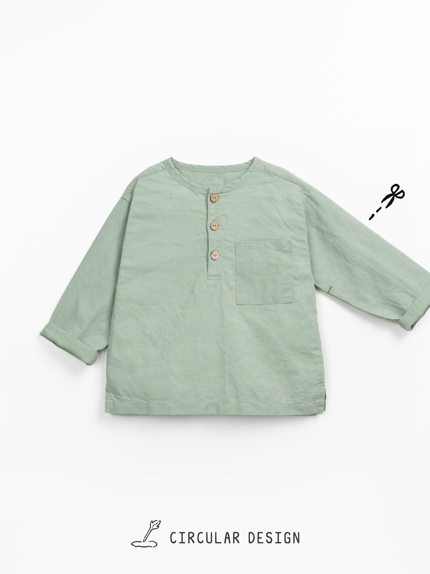 Camisa con apertura frontal