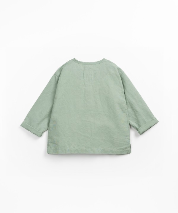 Camisa con apertura frontal