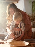 Chemise en tissu avec imprim� � rayures