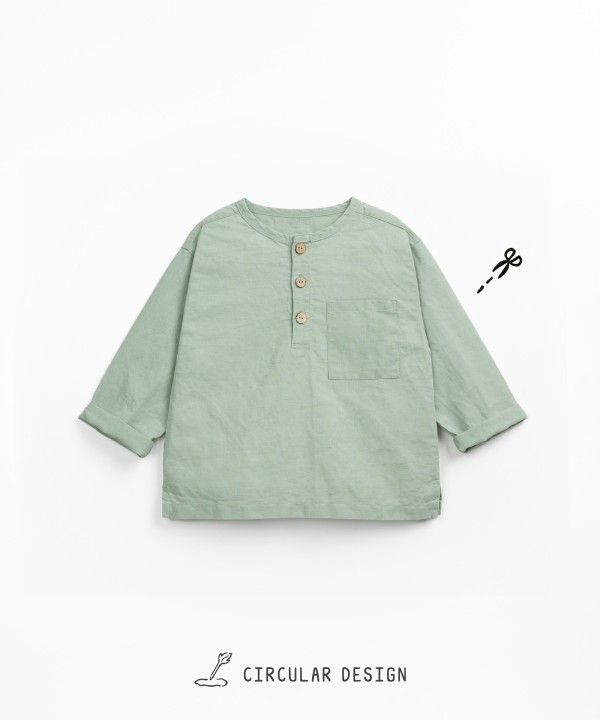 Camisa con apertura frontal