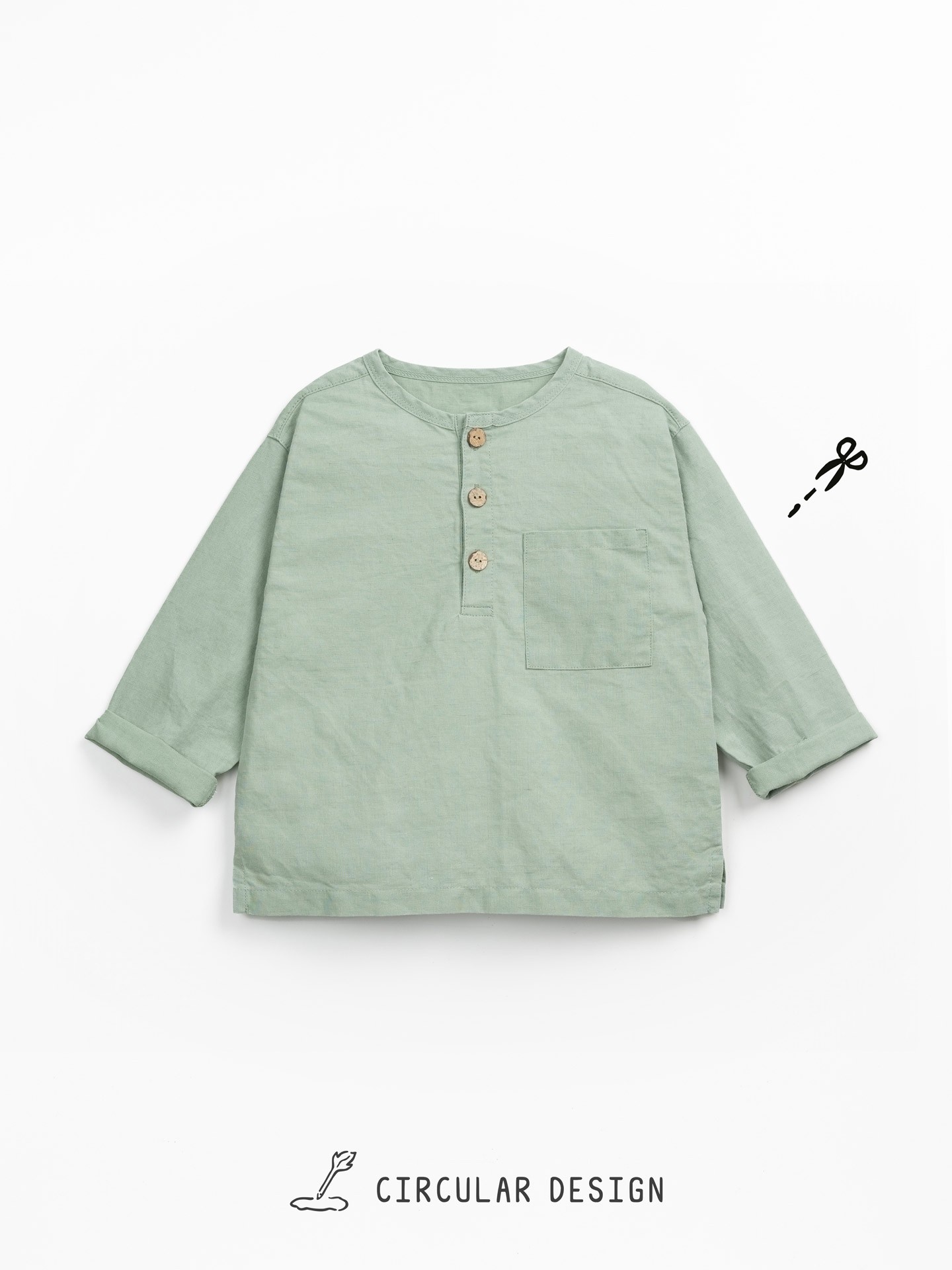 Camisa con apertura frontal