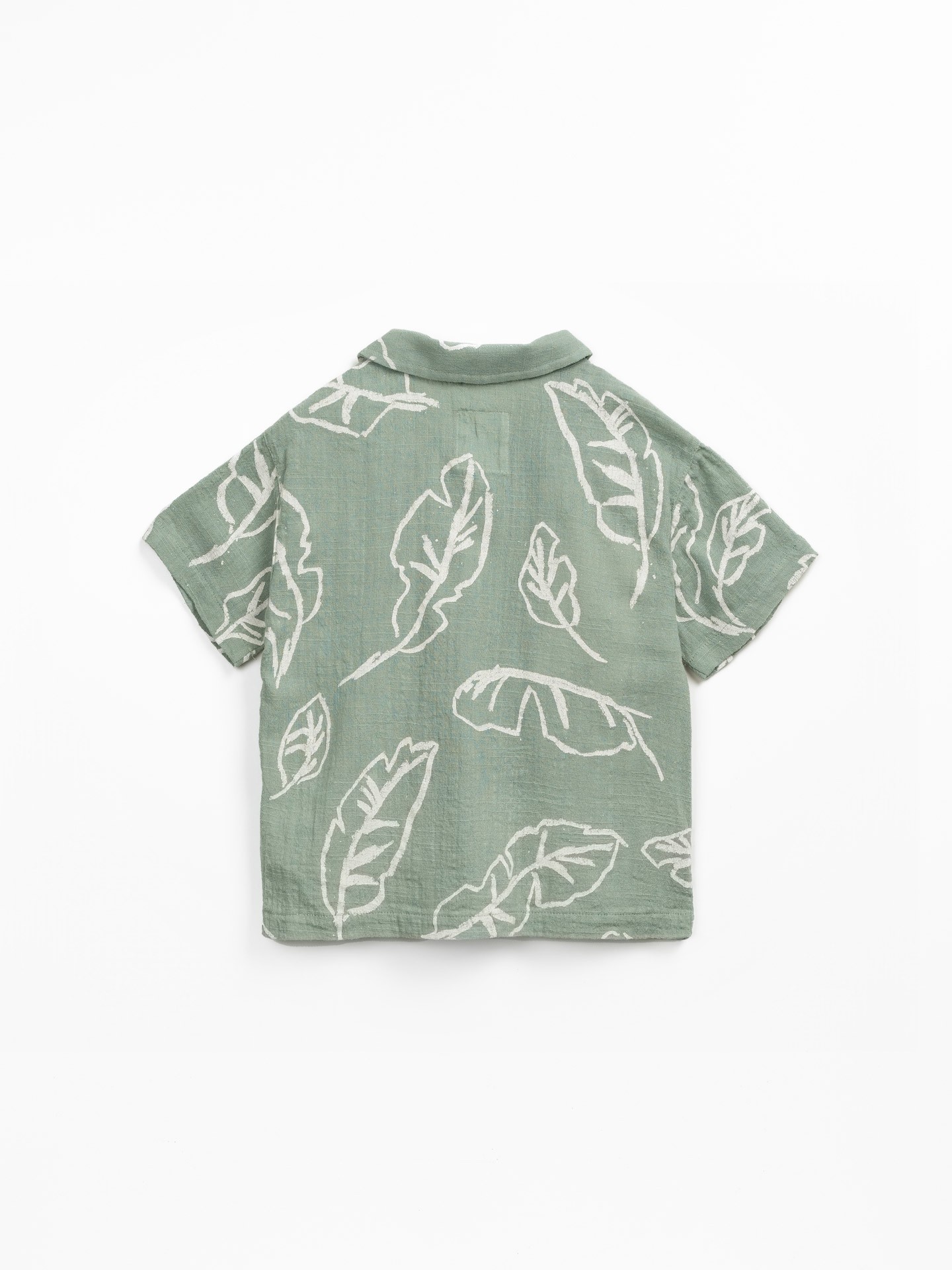 Camisa de tejido de algodón orgánico con estampado