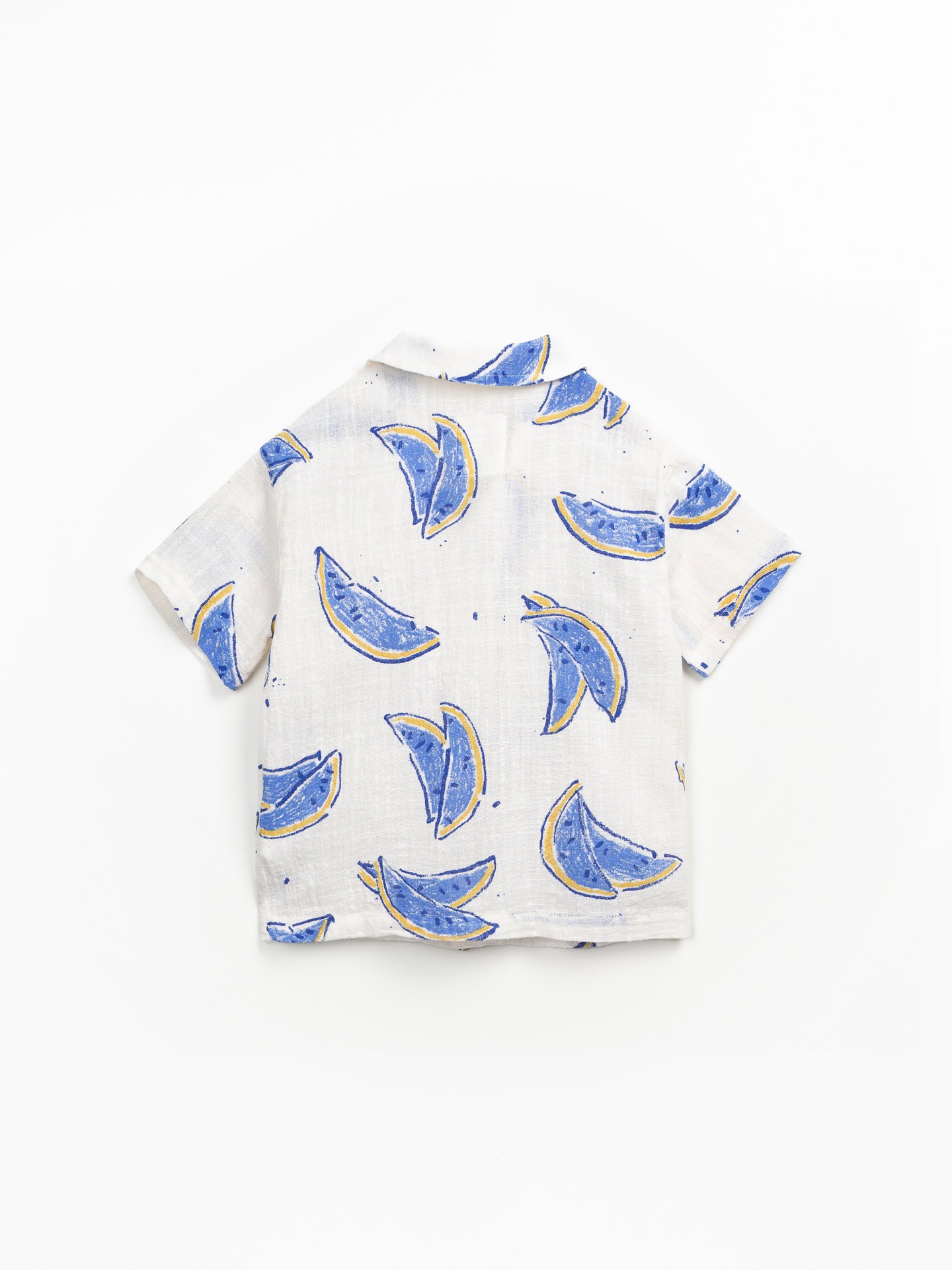 Camisa de tejido de algodón orgánico con estampado