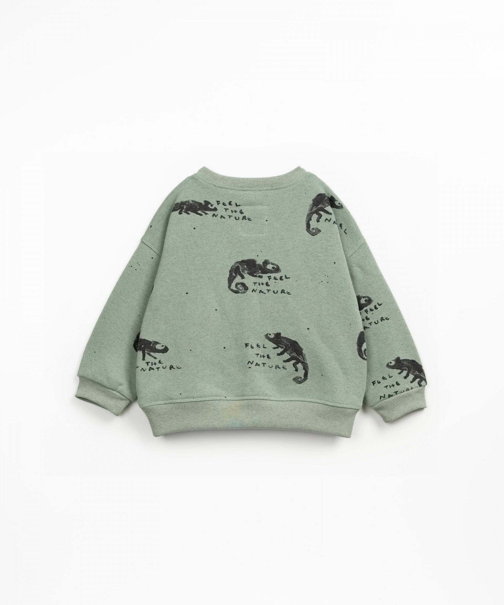 Sudadera con estampado de camaleones