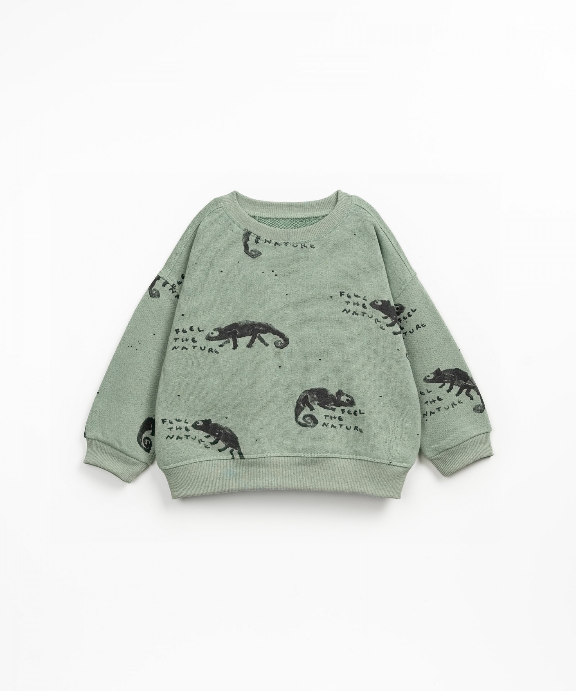 Sudadera con estampado de camaleones