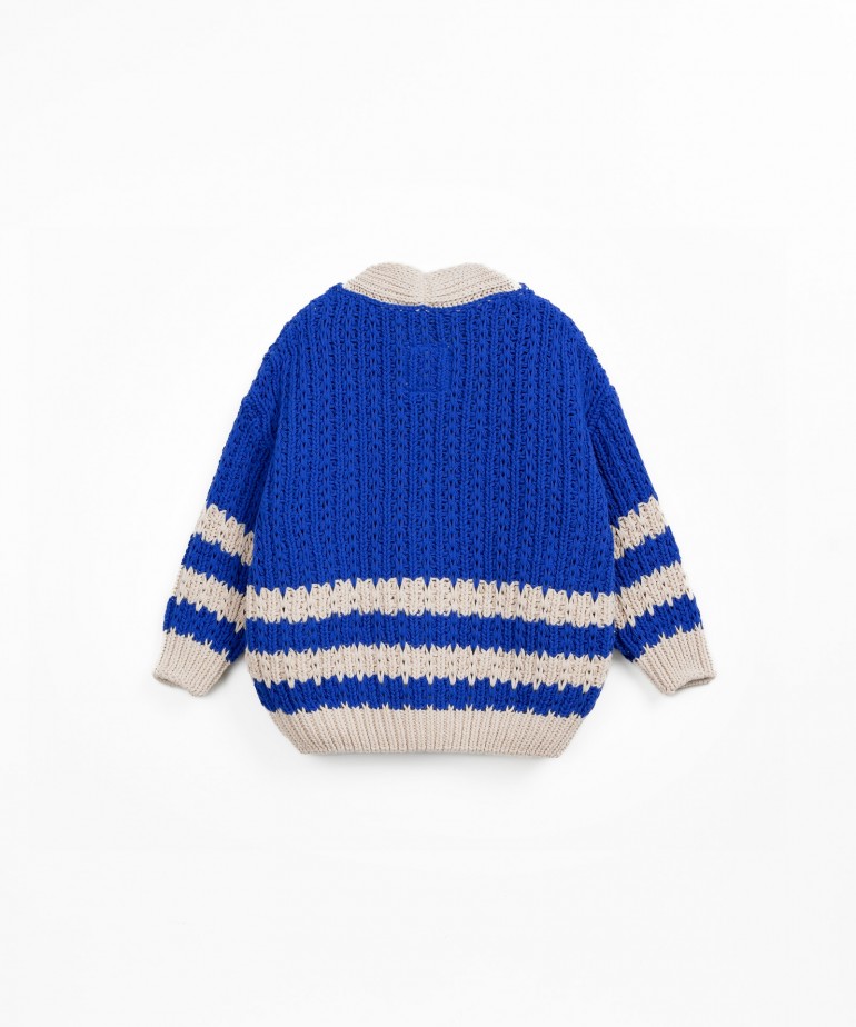 Giacca in maglia di cotone