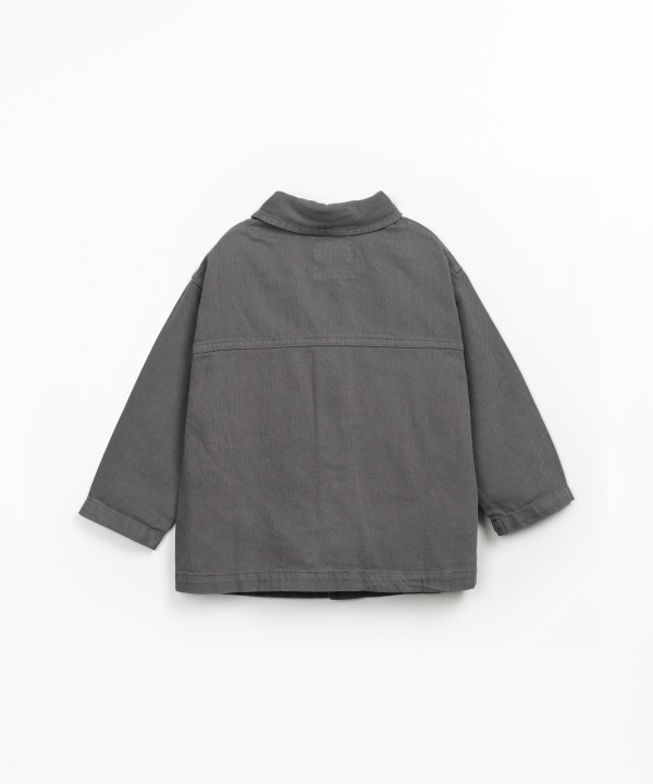 Giacca in twill di cotone