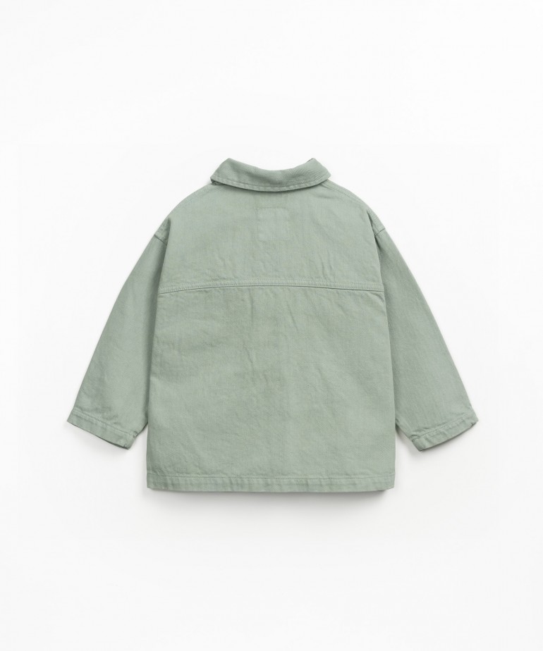 Giacca in twill di cotone