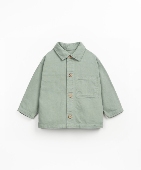 Giacca in twill di cotone