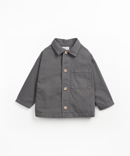 Chaqueta de sarga de algodón