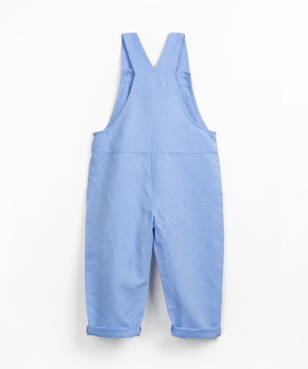 Tuta con miscela di fibre naturali