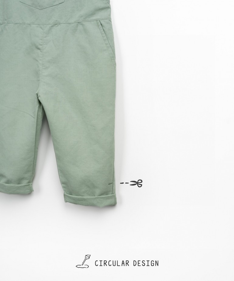 Tuta in miscela di fibre naturali