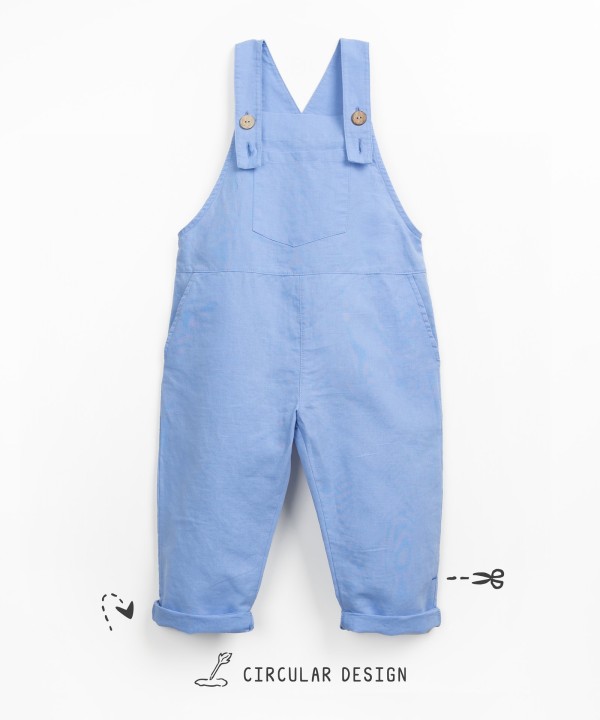 Tuta con miscela di fibre naturali