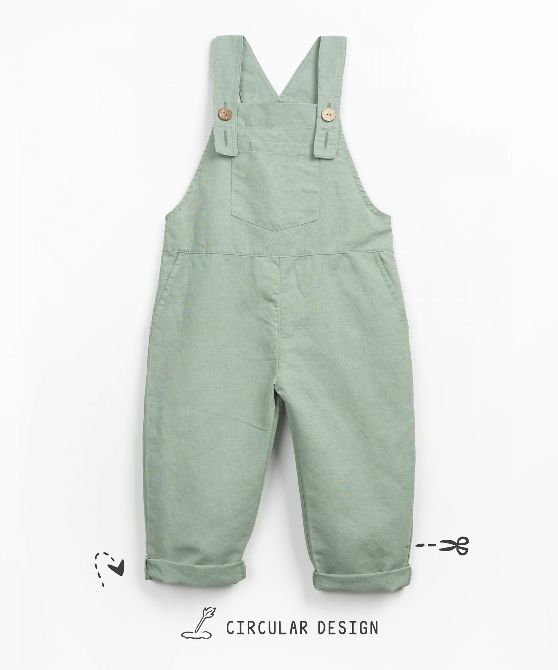 Jumpsuit with adjustable straps