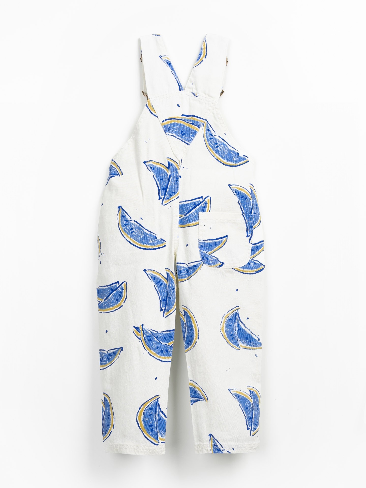 Tuta stampata con spalline regolabili