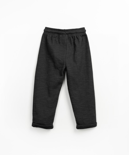 Pantalón de punto en fibras naturales