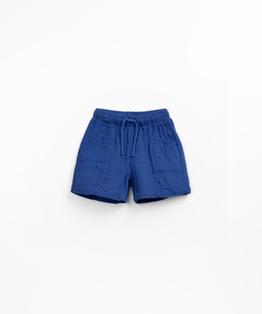 Short De Plage Garçon Wonder Nation Taille 7 Réglable - Coton Mélangé Blanc Neuf