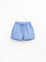 Pantaloncini in tessuto con lino