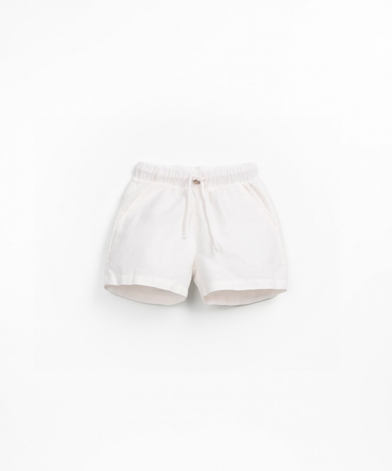 Linen fabric shorts