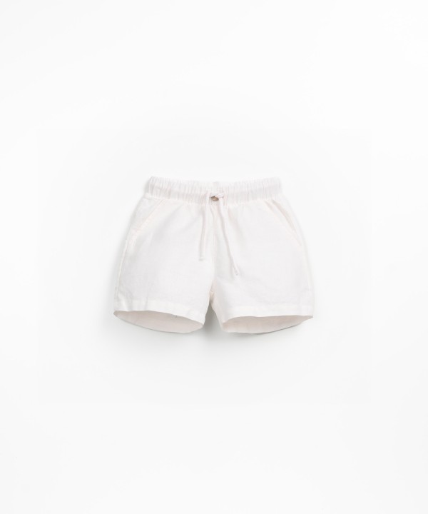 Linen fabric shorts