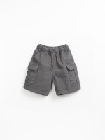 Pantal�n corto de sarga con bolsillos y cord�n ajustable