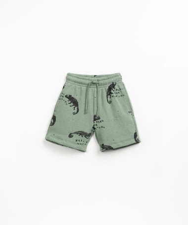 Short Plat Garçon Wonder Nation Taille 7 - Taille Réglable, Coton Mélangé, Couleur Blanc, Motif Plage, Neuf Avec étiquettes
