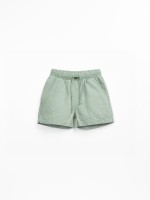 Short en tissu de lin