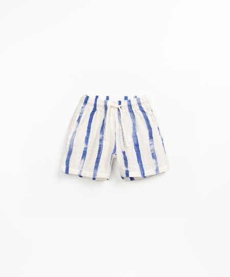 Organic cotton shorts with print