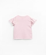 Camiseta en mezcla de algodn orgnico y algodn reciclado