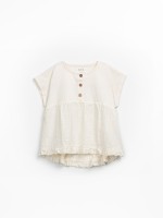 Túnica con mezcla de punto y tejido Túnica con mezcla de punto y tejido