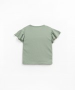 Camiseta confeccionada con mezcla de algodn orgnico y algodn reciclado