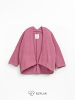 Casaco de malha com fibras recicladas