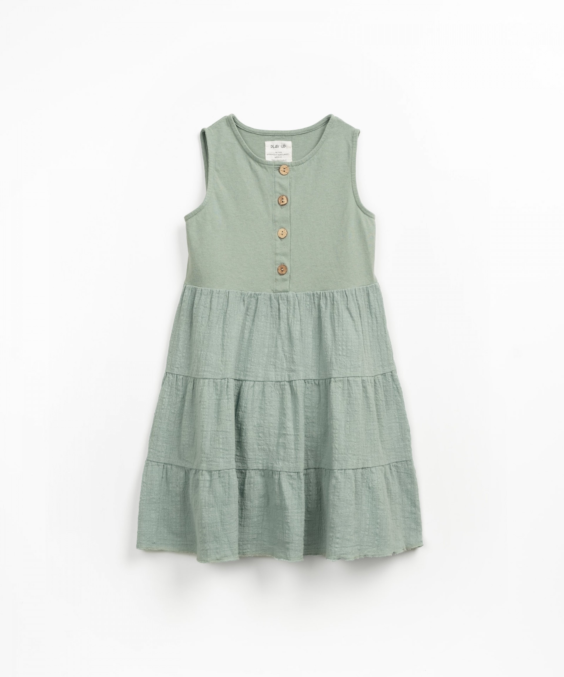 Dress with front opening