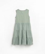 Dress with front opening