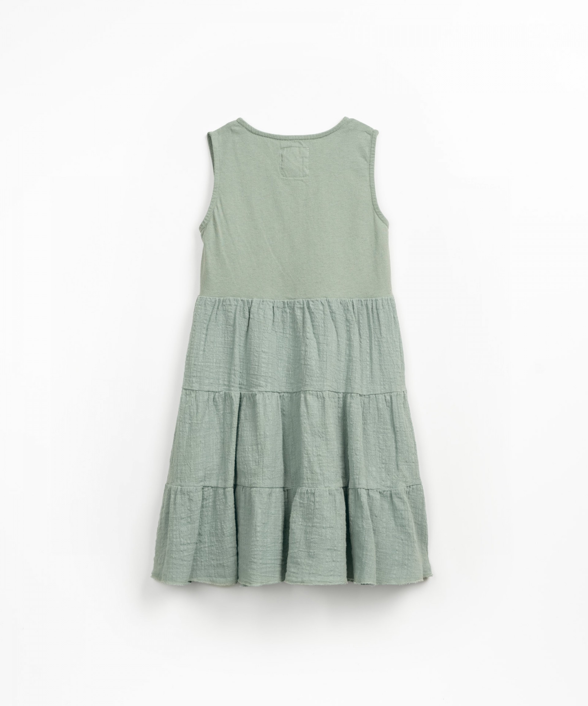Dress with front opening