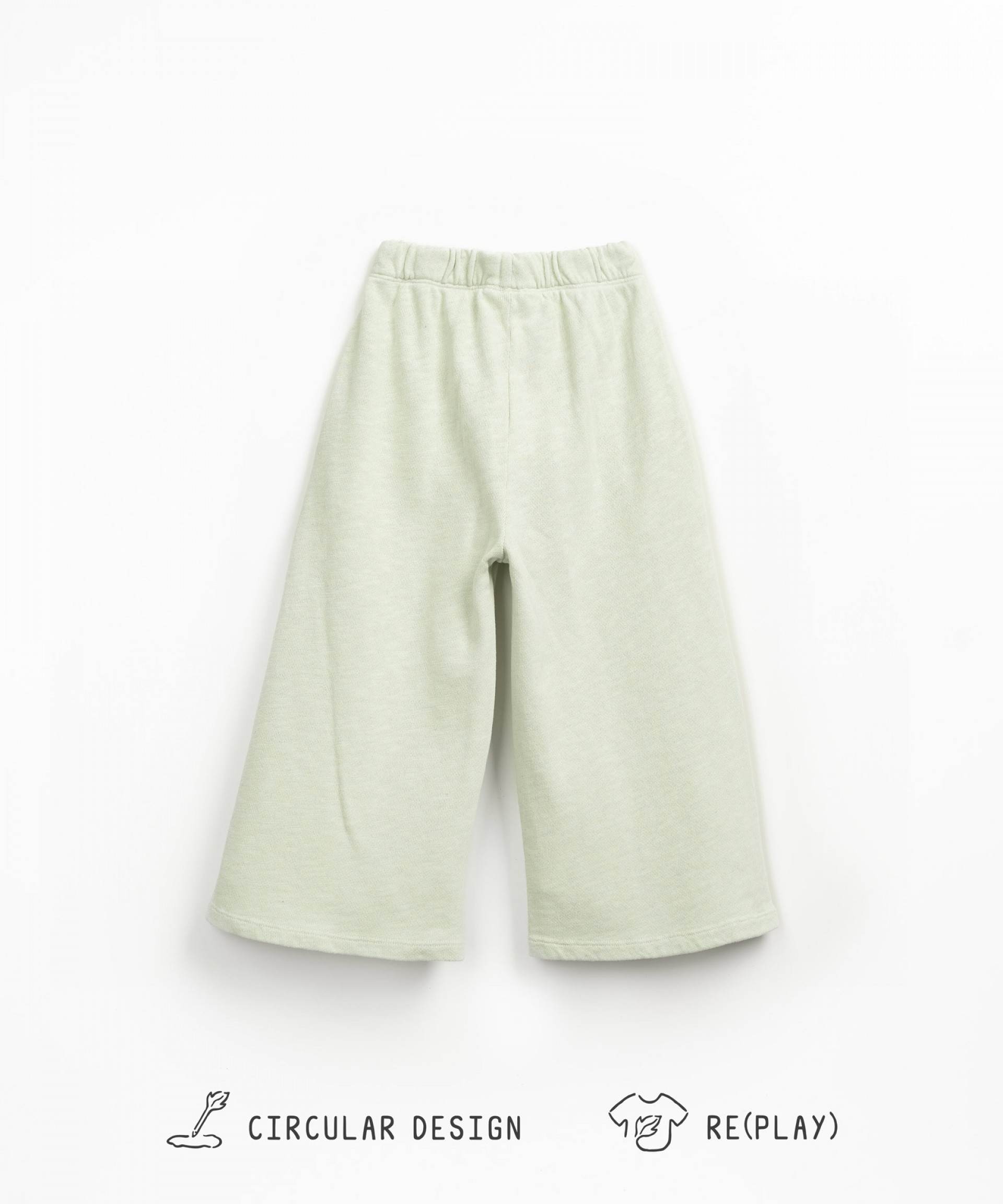 Pantaln de punto con fibras recicladas