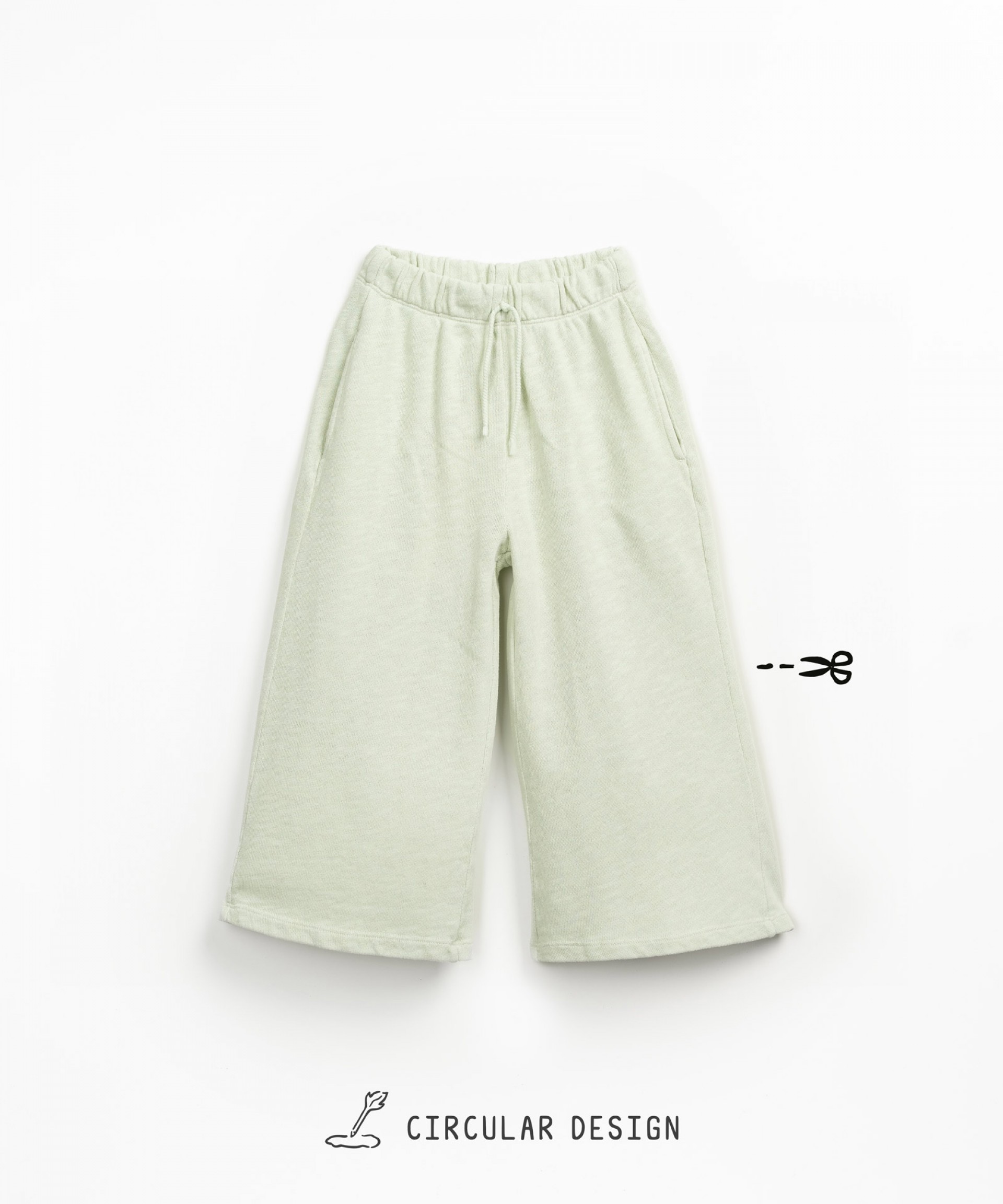 Pantaln de punto con fibras recicladas