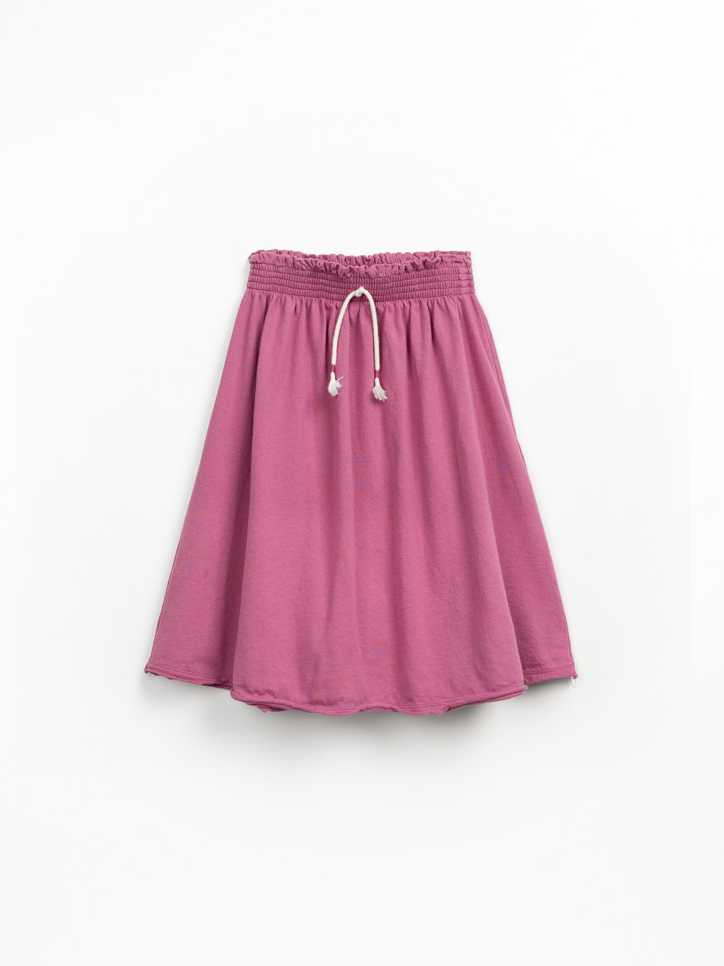 Falda de punto con cinturón elástico