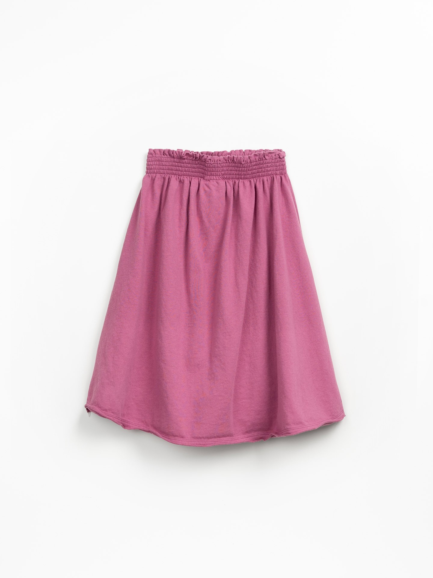 Falda de punto con cinturón elástico