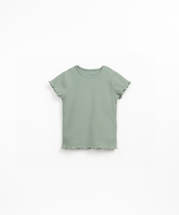 Ribbed jersey T-shirt