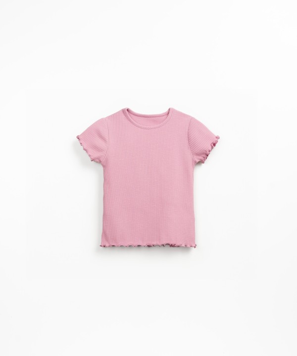 Ribbed jersey t-shirt
