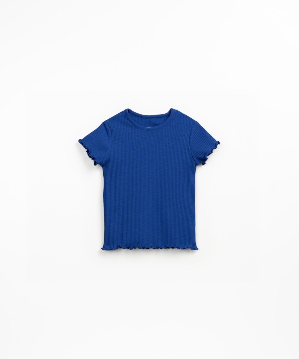 Ribbed jersey t-shirt