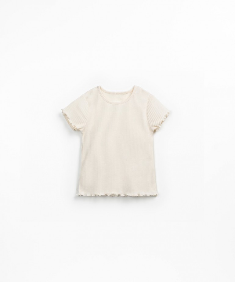 Ribbed jersey t-shirt