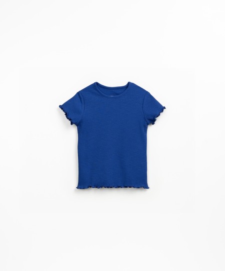 Ribbed jersey t-shirt