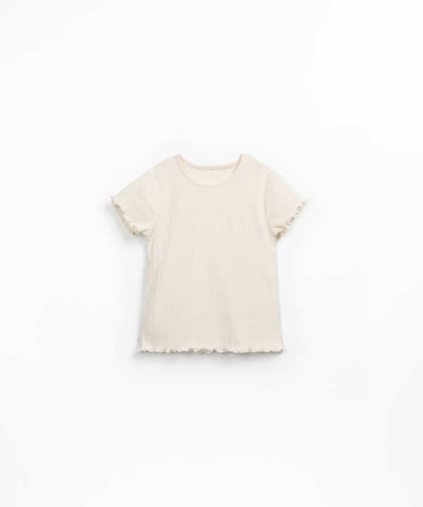 Ribbed jersey t-shirt