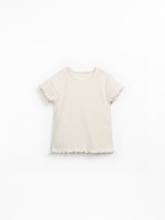 Ribbed jersey t-shirt