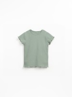 Ribbed jersey T-shirt