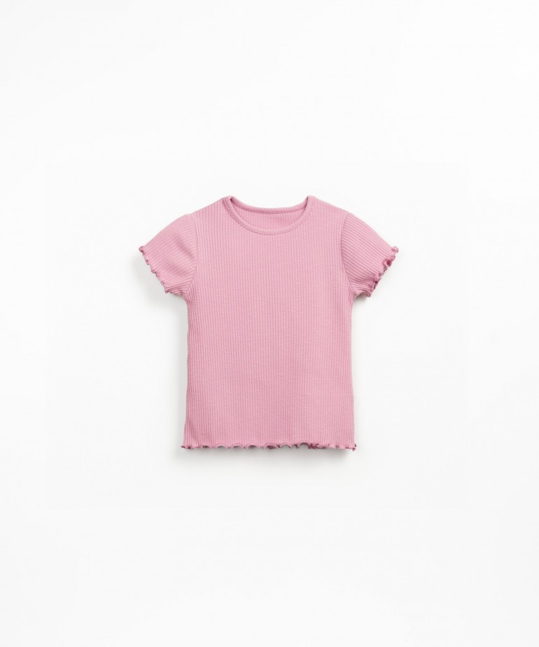 Ribbed jersey t-shirt